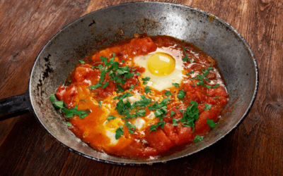 Shakshuka con pimientos del piquillo Adolfo Sádaba