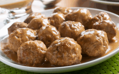 Albóndigas de legumbres Sadaba con salsa de tomate perruco al natural